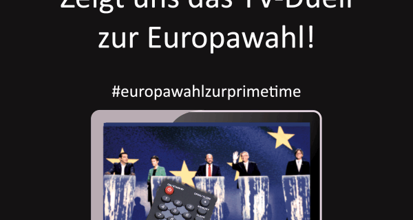 ARD und ZDF: TV-Duell der Europawahl 2019 zur Primetime #europawahlzurprimetime