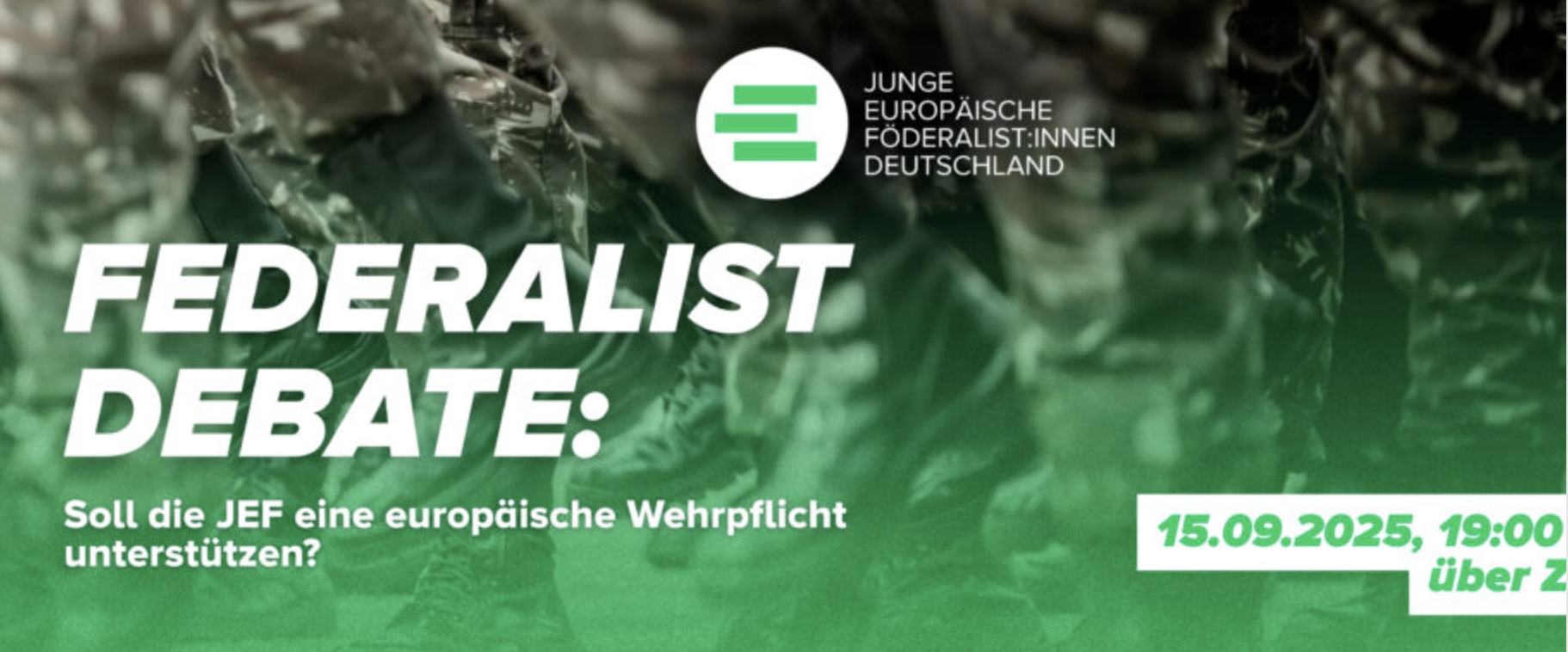 Federalist Debate Ankündigungsgrafik